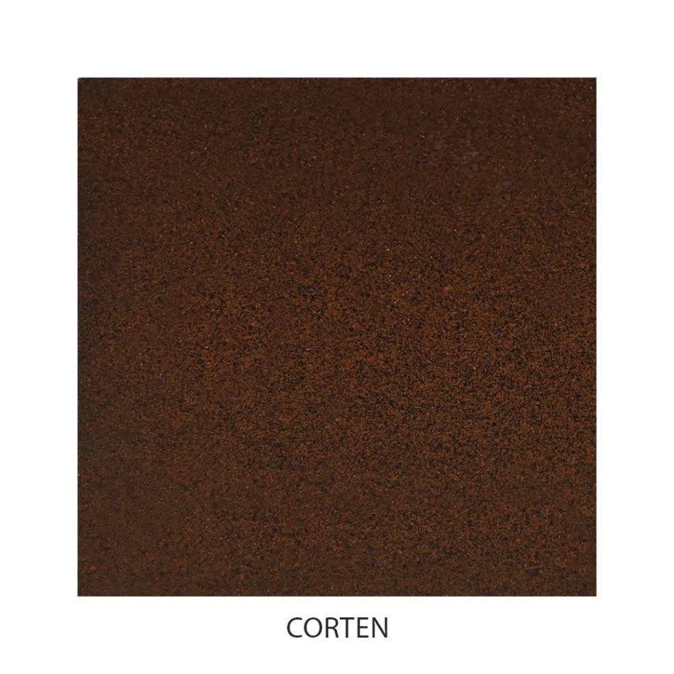 Doppelbett mit Kopfteil aus Eisenrohr, hergestellt in Italien – Kenzo Viadurini