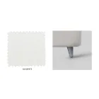 Doppelbett mit Kopfteil aus Kunstleder, hergestellt in Italien – Fiuto Viadurini