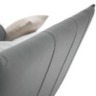 Luxuriöses Design-Doppelbett aus Öko-Leder oder Stoff, hergestellt in Italien – Generus Viadurini