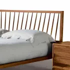 Design Doppelbett 160x200cm mit massiver Basis aus Alain-Nussbaum Viadurini