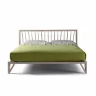 Design Doppelbett 160x200cm mit massiver Basis aus Alain-Nussbaum Viadurini