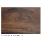 Design-Doppelbett mit lederbezogenem Kopfteil Menardo Viadurini