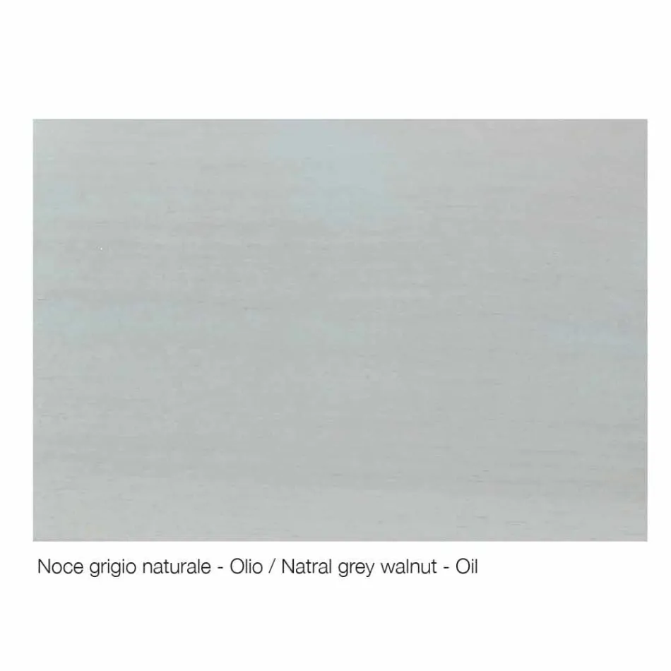 Design-Doppelbett mit lederbezogenem Kopfteil Menardo Viadurini