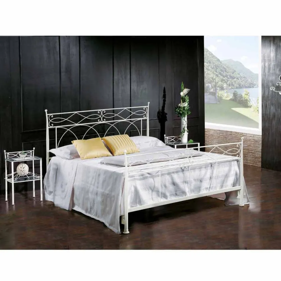 Bed Design geschmiedet Schmiedeeisen Hand Sydney Viadurini
