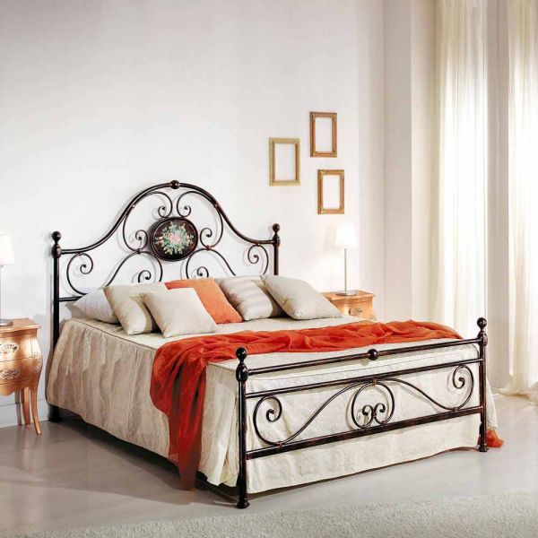 Schmiedeeisen doppelbett modernes design 160x190cm handgefertigt alexa