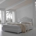 Doppelbett ohne Box, klassisches Design, Capri von Bolzan