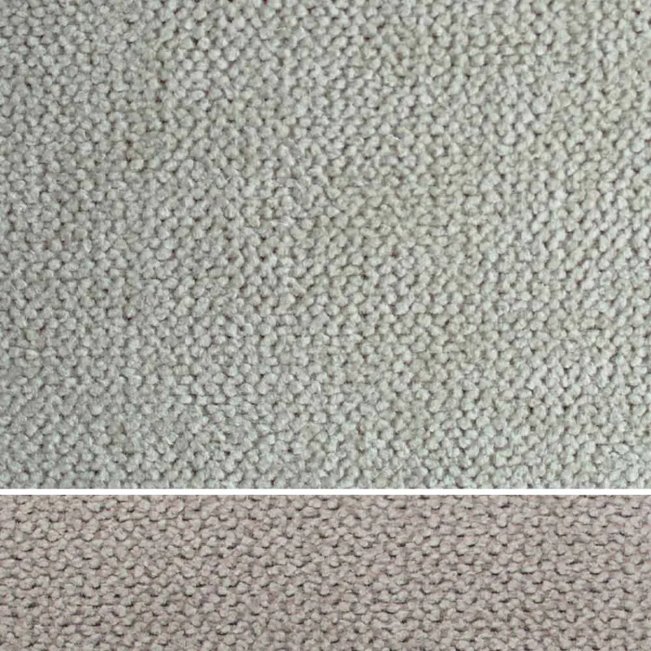 Gepolstertes Doppelbett mit Kommode aus Kunstleder oder Stoff – Notre Dame Viadurini