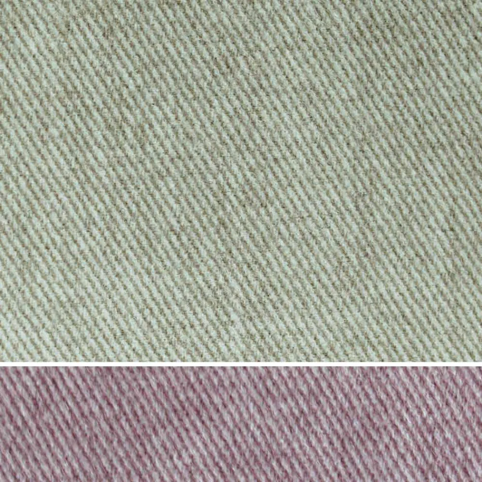 Gepolstertes Doppelbett mit Kommode aus Kunstleder oder Stoff – Notre Dame Viadurini