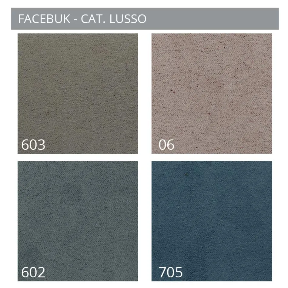 Gepolstertes Doppelbett mit Stauraum aus Stoff – Belle Viadurini