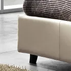 Kunstleder Doppelbett mit Lift Box 160x190 / 200 cm Mia Viadurini