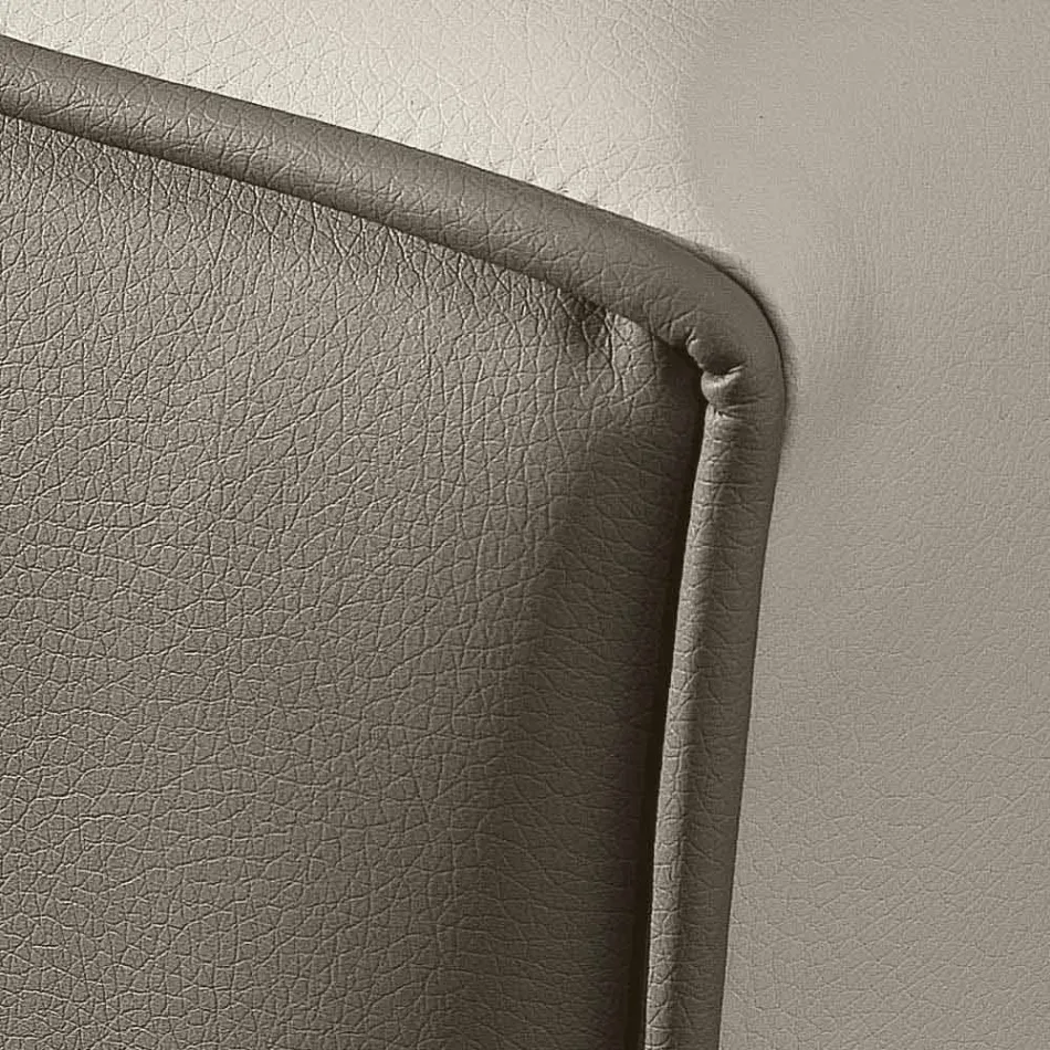 Kunstleder Doppelbett mit Aufbewahrungsbox 160x190 / 200 cm Gin Viadurini