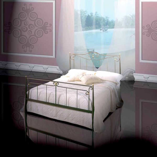 Doppelbett aus schmiedeeisen auriga