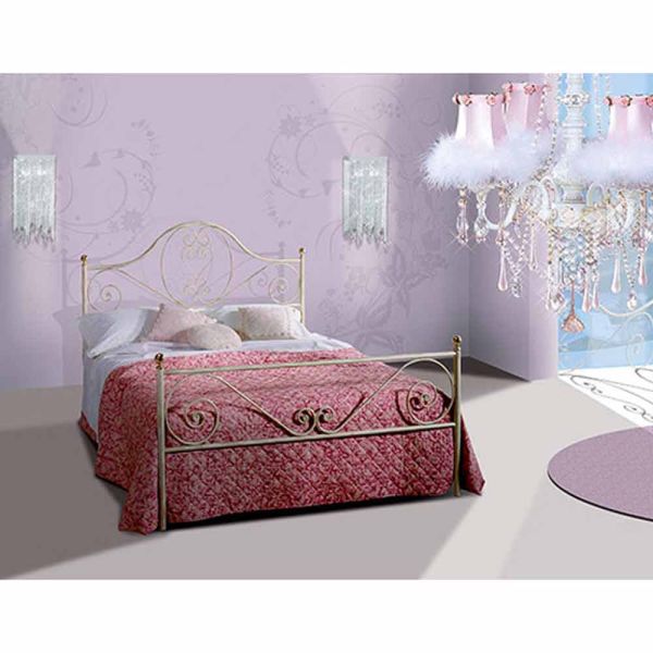 Doppelbett aus schmiedeeisen gea