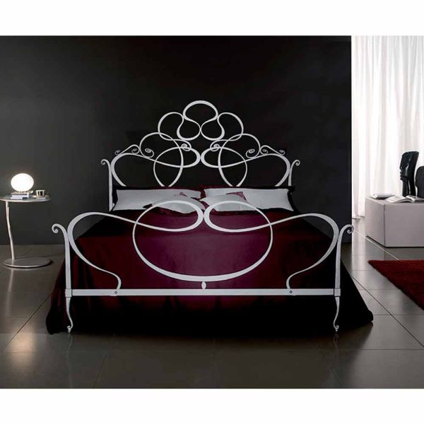 Doppelbett aus schmiedeeisen malva