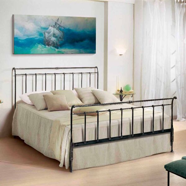 Doppelbett 160x190 cm aus schmiedeeisen handgefertigt kate