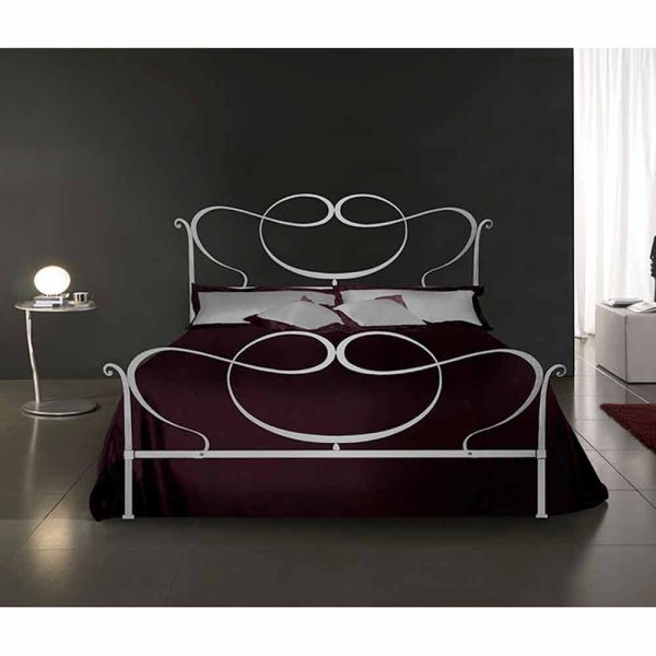 Doppelbett aus schmiedeeisen rubino