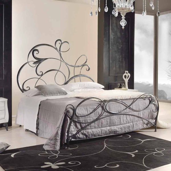 Doppelbett aus eisen made in italy in modernem design allison 160x190