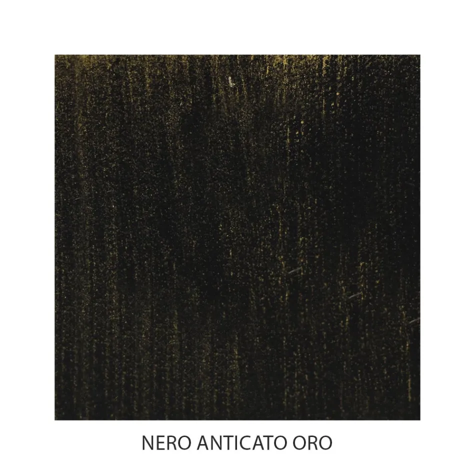 Doppelbett aus Eisen und echtem Leder, 2 Nachttische und Matratze – Gründe Viadurini