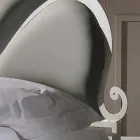 Doppelbett gepolstert mit Eisenkristalle Kimberly Viadurini