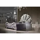 Doppelbett gepolstert mit Eisenkristalle Kimberly Viadurini