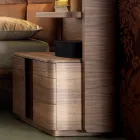 Polster Ehebett aus Massivholz Grilli York made Italy Viadurini