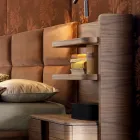 Polster Ehebett aus Massivholz Grilli York made Italy Viadurini