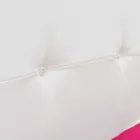 Doppelbett aus Kunstleder mit Holzfüßen Made in Italy - Perzio Viadurini