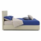 Modernes Doppelbett mit Polypropylenfüßen Made in Italy - Patos Viadurini