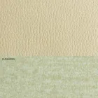 Modernes Doppelbett aus Kunstleder und Stoff Made in Italy - Zeldo Viadurini