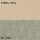 Rundes Doppelbett bezogen in Made in Italy Design Ecoleather - Vesio Viadurini