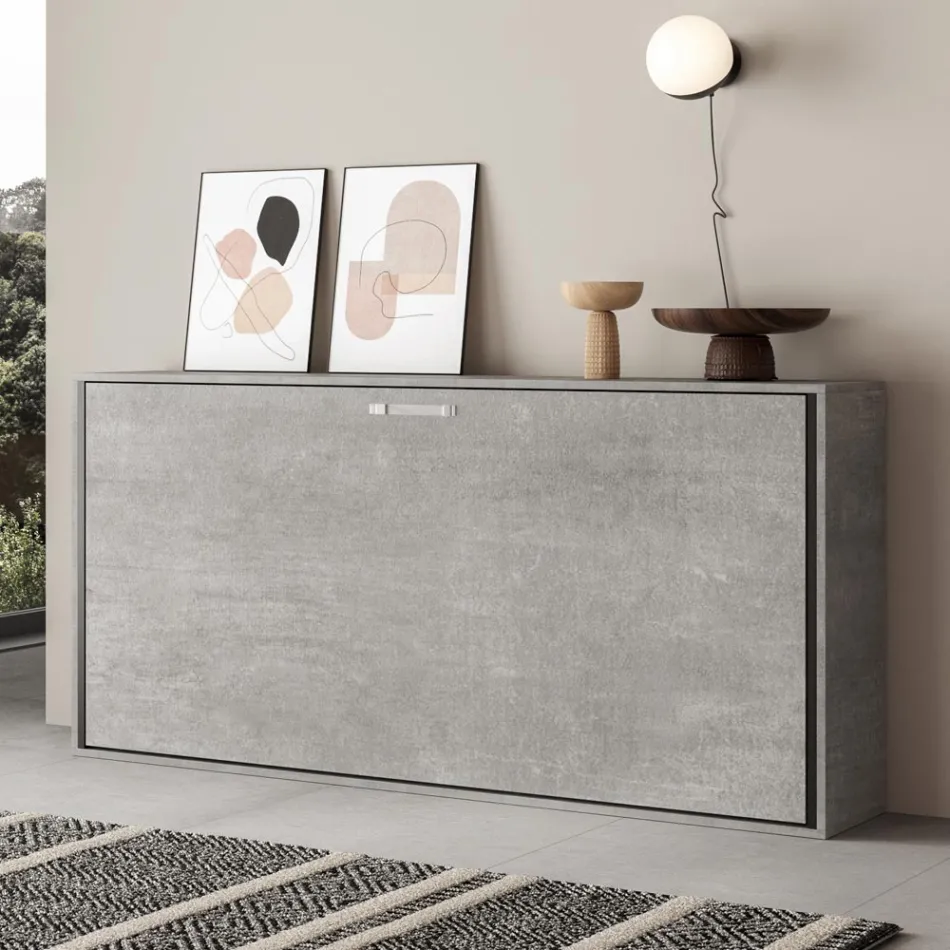 Horizontales Klappbett, Made in Italy – Collaborative Viadurini