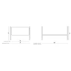 Einzelbett mit koordinierter Eisenstruktur, hergestellt in Italien – Lillo Viadurini