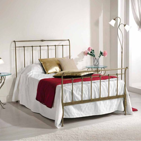 120x190 cm bett aus schmiedeeisen made in italy kelly