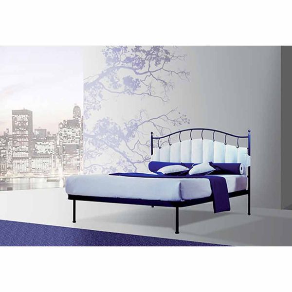 Jugend queen size bett aus schmiedeeisen ametista