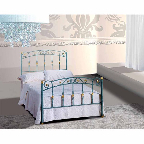 Jugend queen size bett aus schmiedeeisen diamante