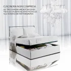 Ein Bett und einen halben Quadratmeter Schmiedeeisen Hephaestus Viadurini