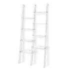 Wandbücherregal in transparentem Plexiglas Design bis zu 4 Elemente - Trezza Viadurini