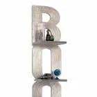 Wand Bücherregal mit einem handgefertigten Design in Italien 3 Nicla Regale Viadurini