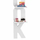 Wand Bücherregal mit einem handgefertigten Design in Italien 3 Nicla Regale Viadurini