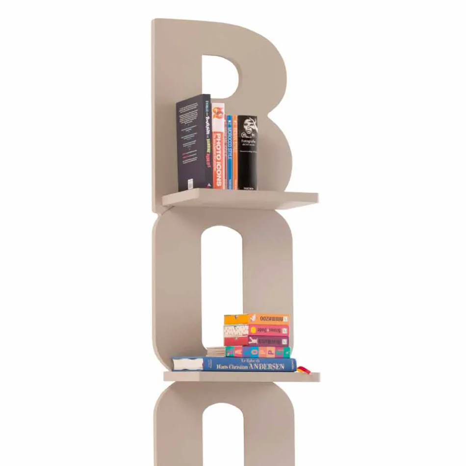 Wand Bücherregal mit einem handgefertigten Design in Italien 3 Nicla Regale Viadurini