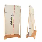 Design Wand Bücherregal mit 3 Regalen handgefertigt in Italien Nicla Viadurini