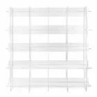 Freistehender Bücherschrank / wandmontiertes modernes Design Pam transparent Viadurini