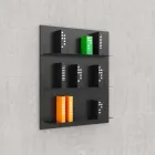 Bibliothek zu hängen Skyline 90x110 Mabele Viadurini