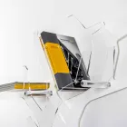 Modernes Bücherregal mit weißem Design von Carol, hergestellt in Italien Viadurini