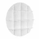 Bücherregal aus weißem Bücherregal Gio mit modernem Design, hergestellt in Italien Viadurini