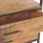 Bodenregal im Industriestil aus Stahl und Holz Homemotion - Zompo Viadurini