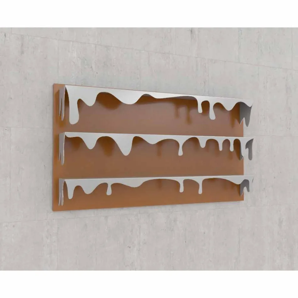 Library Motiv Kolata 130x70 (3 Böden) Mabele Viadurini