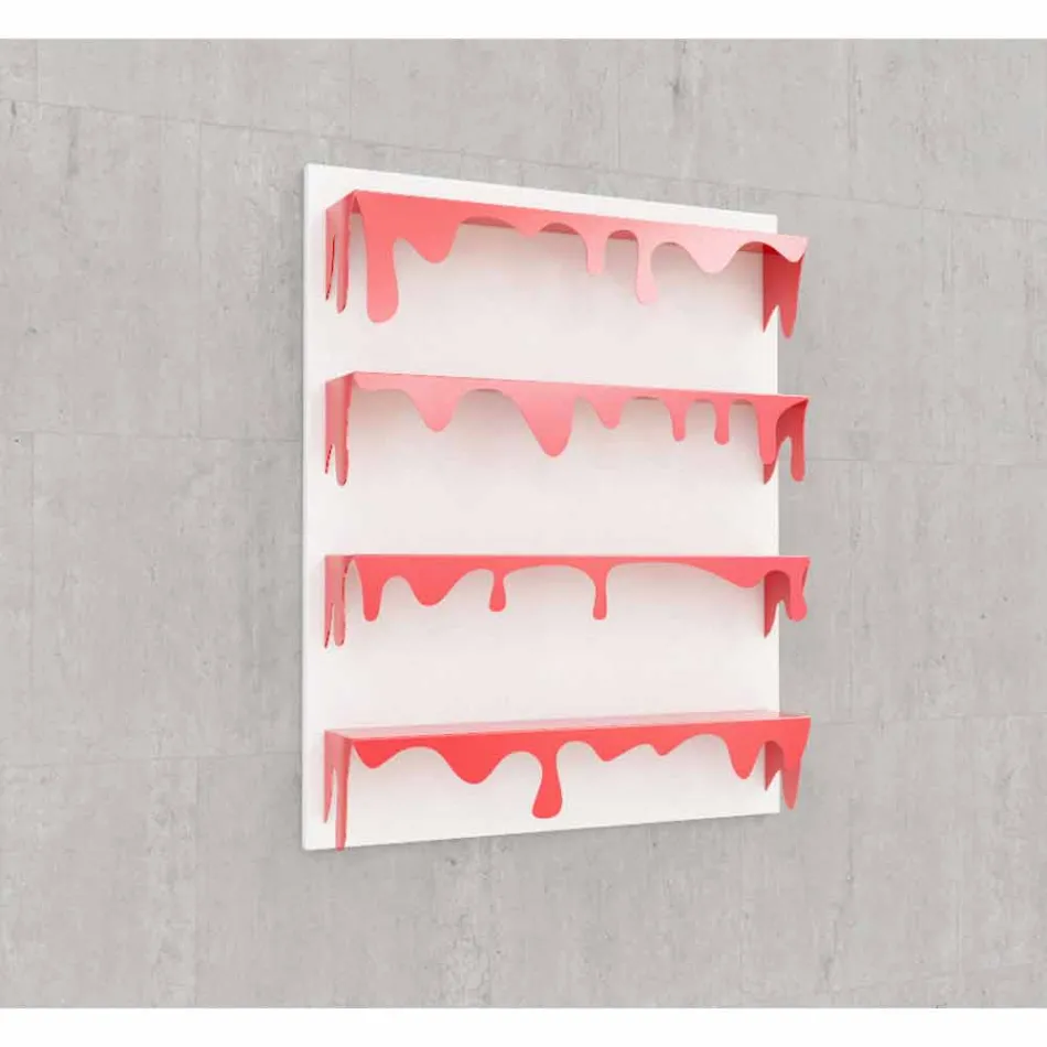 Library Motiv Kolata 90x110 (4 Regale) Mabele Viadurini