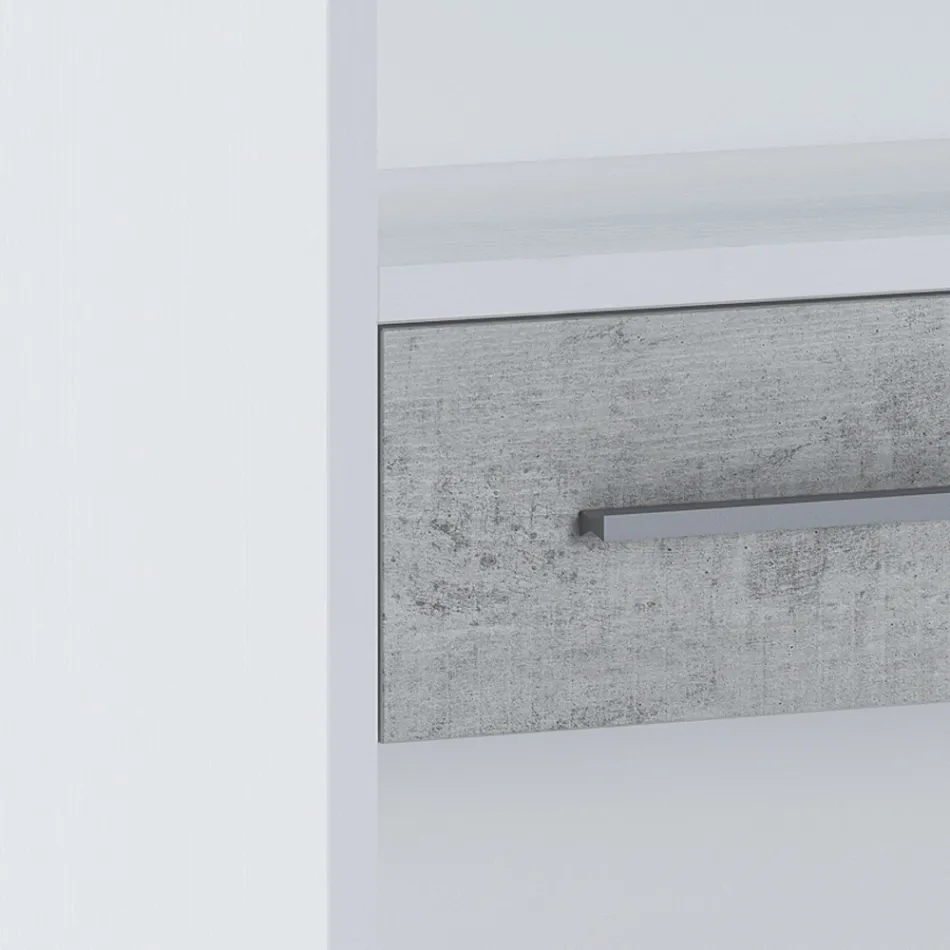 Melaminbeschichtetes Holzbücherregal in verschiedenen Größen – Zinn Viadurini