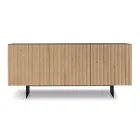 Estella Sideboard für den Innenbereich mit laminiertem Korpus und PVC-beschichteten MDF-Türen Viadurini